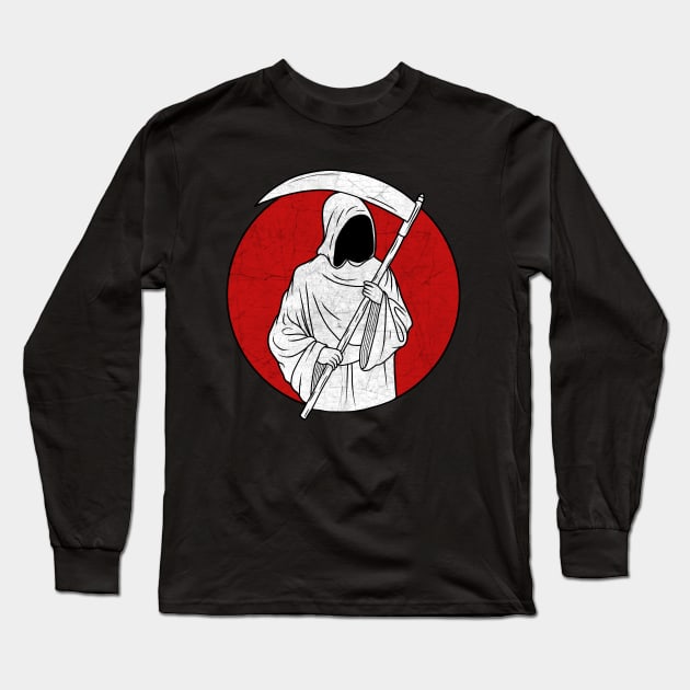 Grim Reaper Long Sleeve T-Shirt by valentinahramov